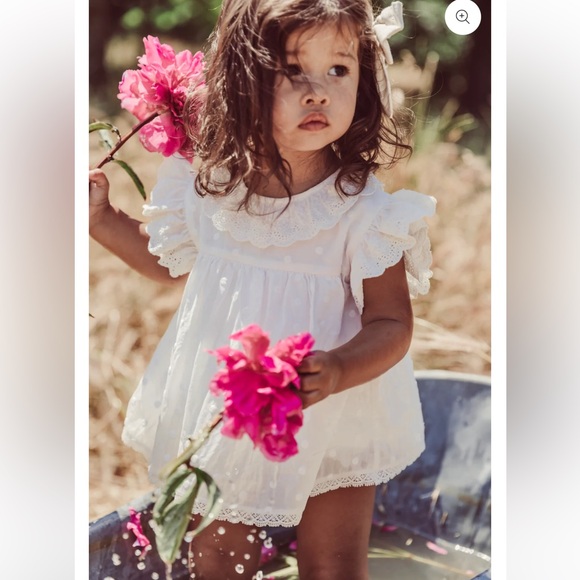 Louise Misha Anusha Romper - White - Picture 1 of 8